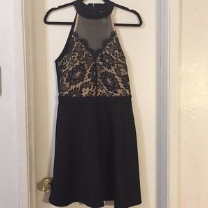 Rue21 Black and Creme Cocktail Dress